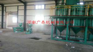 新疆塔城倪總榨油、精煉設備安裝